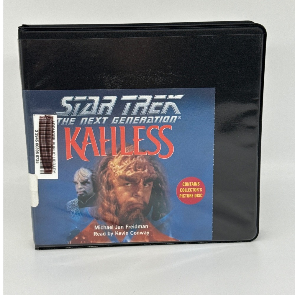 Star Trek TNG Kahless Audiobook CD Michael Jan Friedman Kevin Conway 3-Disc Set